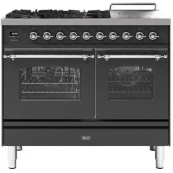 Stove with oven Nostalgie PD10SNE3 100 cm 4 burners + 1 enlarged baking zone