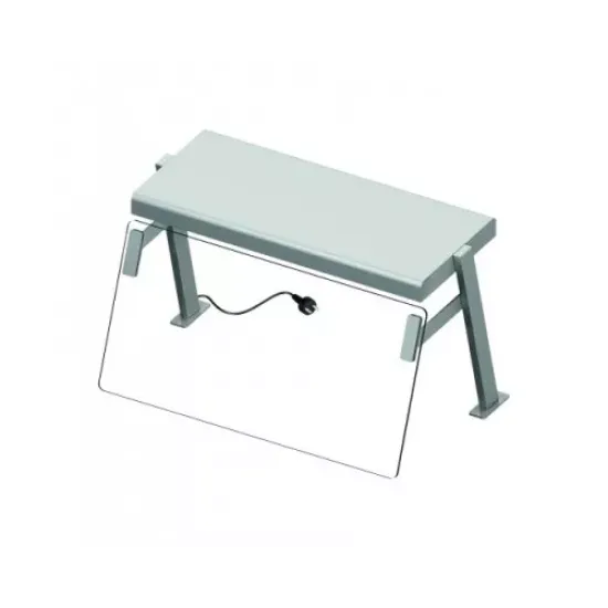 Overshelf with lightening