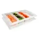 4-compartment food box with lid GN 1/1