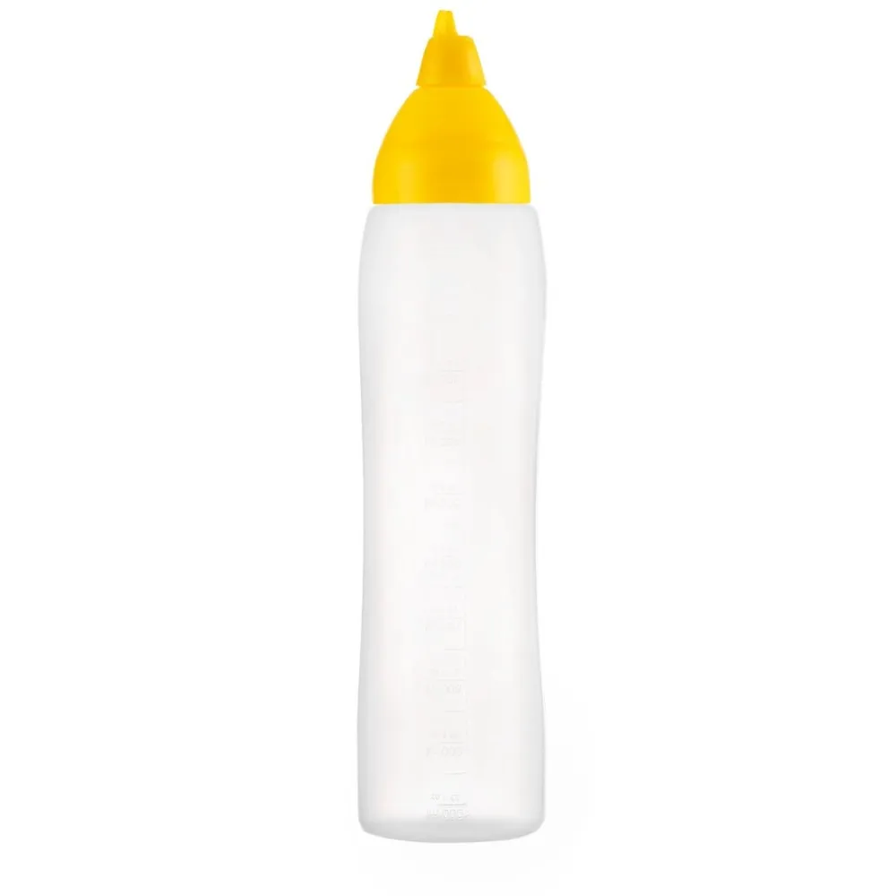 Sauce dispenser non drip yellow 1000 ml