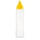 Sauce dispenser non drip yellow 1000 ml