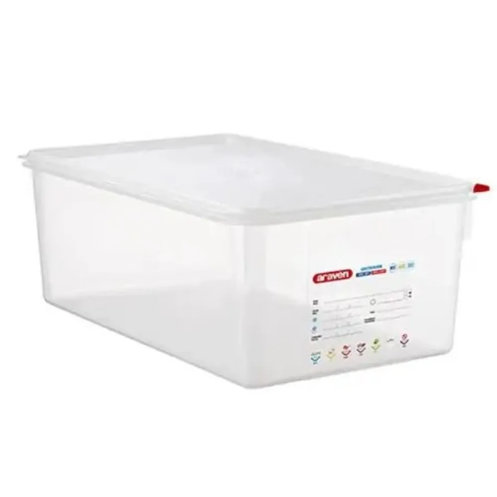 GN 1/1 H-200 mm container with lid