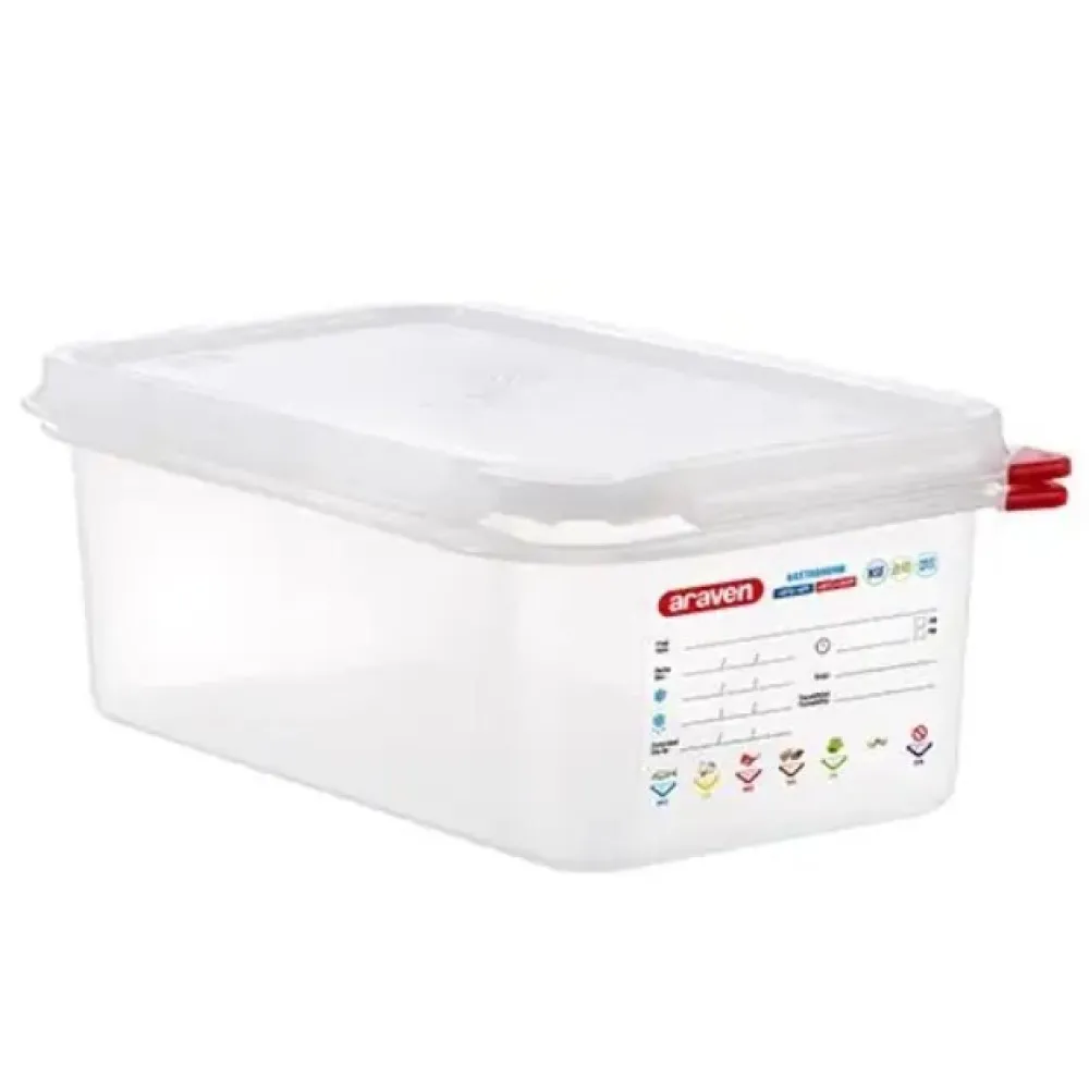 GN1/4 H-100 mm container with lid