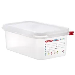 GN1/4 H-100 mm container with lid