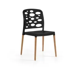 Bubble chair wood legs