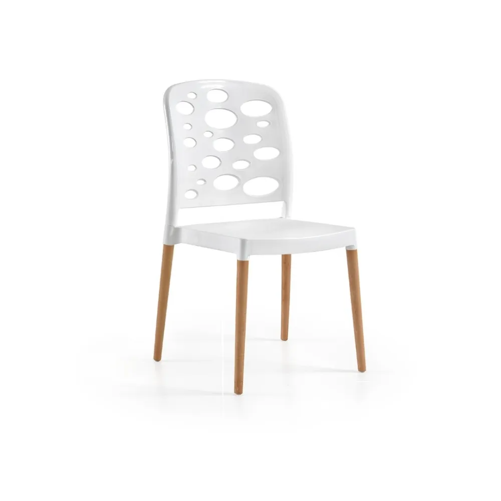 Bubble chair wood legs