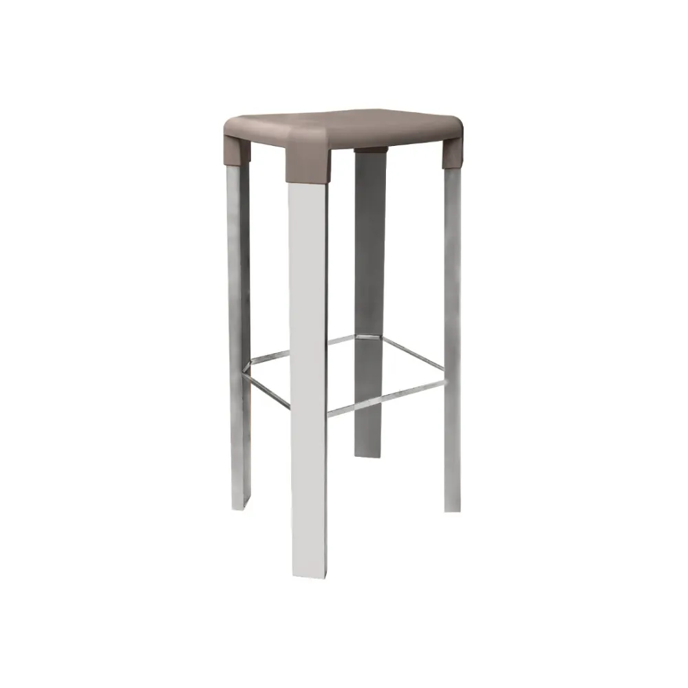 Oslo High Stool Alum
