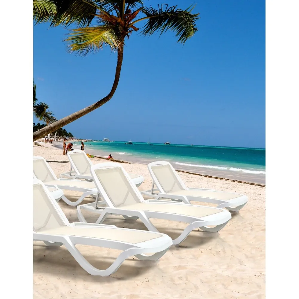 Sunbed Bali with arms