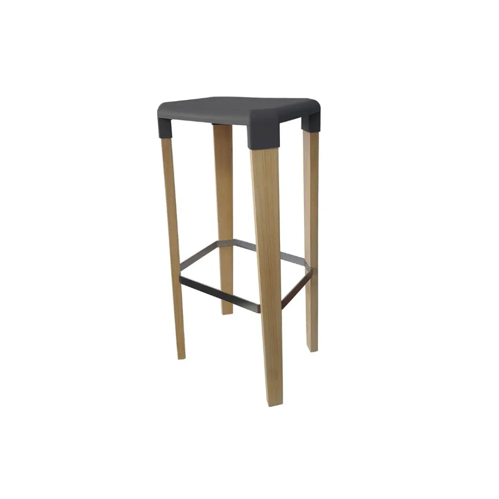 Oslo High Stool Wood