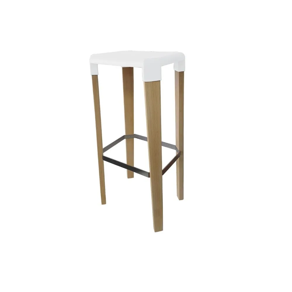 Oslo High Stool Wood