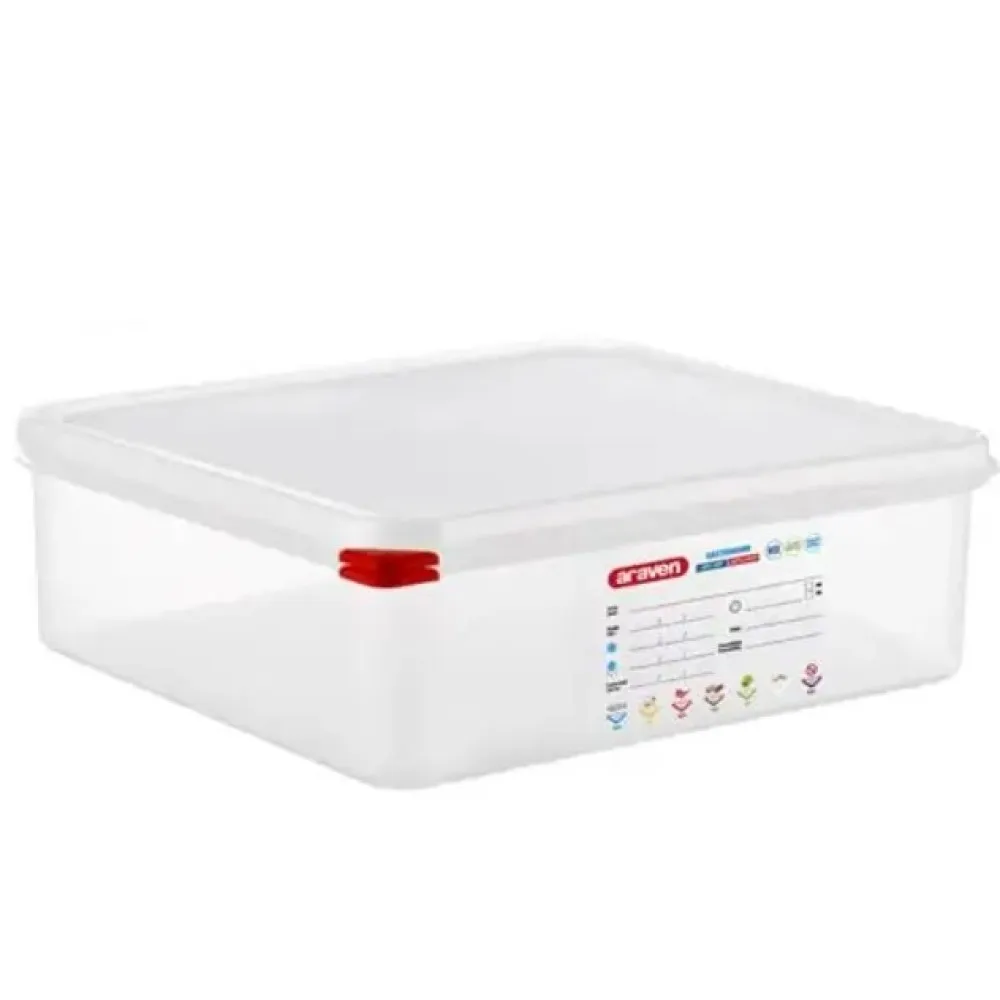 GN 2/3 H-100 mm container with lid