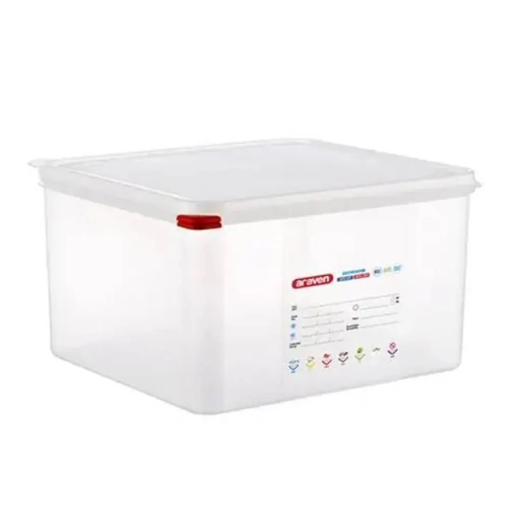 GN 2/3 H-200 mm container with lid