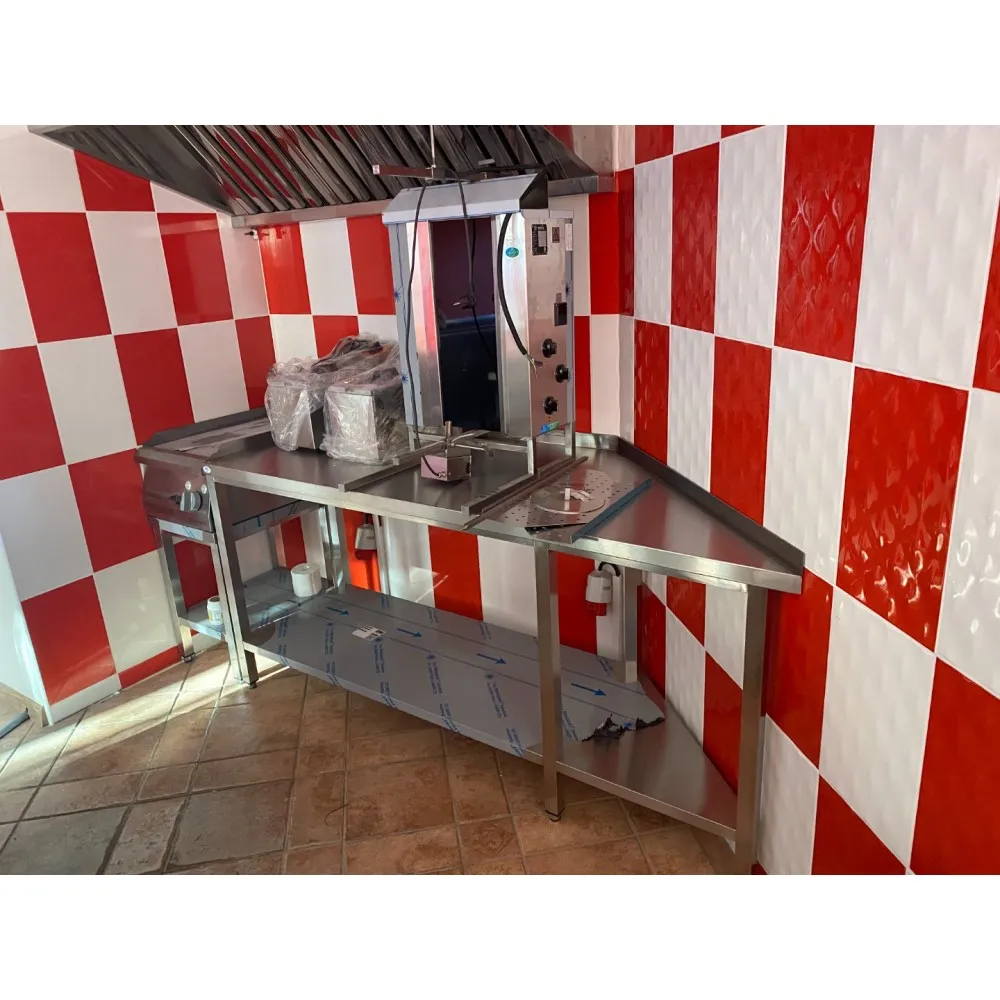 Work table with shelf