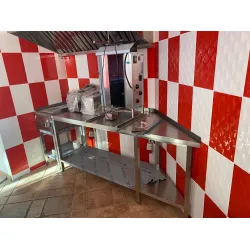 Work table with shelf