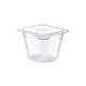 GN 1/6 h-130mm Perforated polycarbonate container