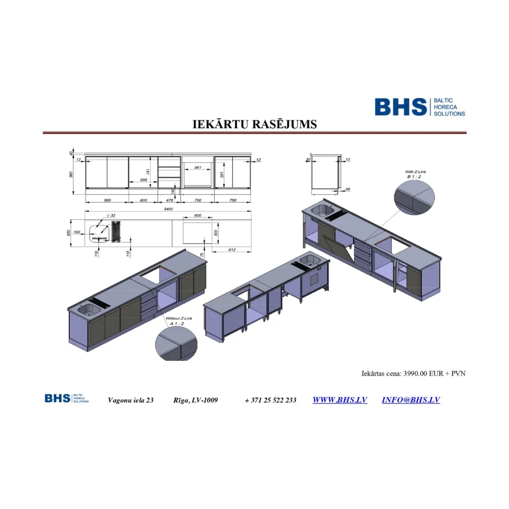 Kitchen for a private house