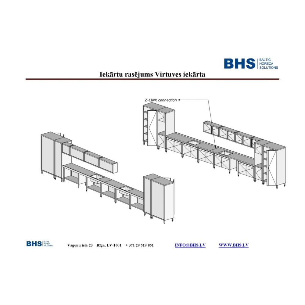 Kitchen Unit  9750 mm