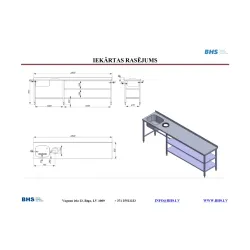 Work table with sink NN43