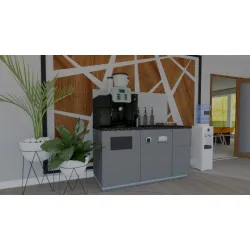 Table for coffee machine Grey