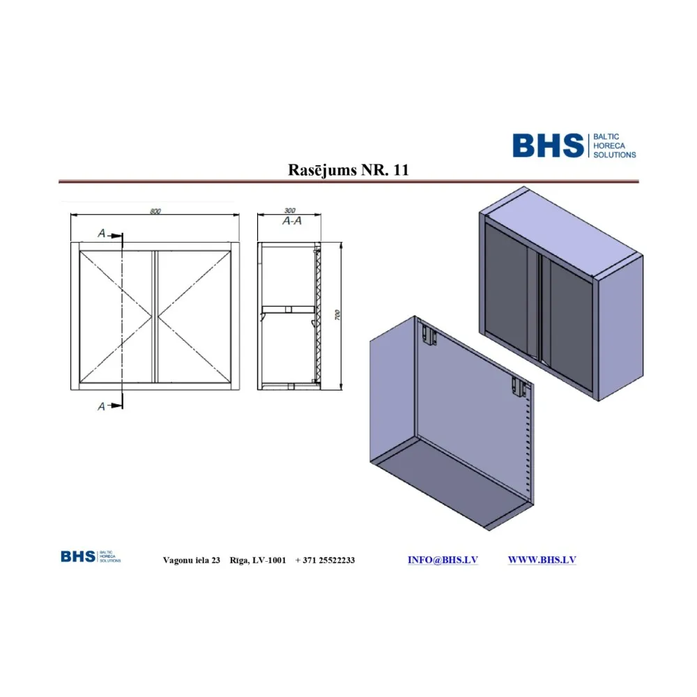 Wall cabinet with sliding door  NN51