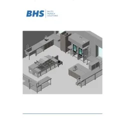 Drawing Kitchen for organizing banquets