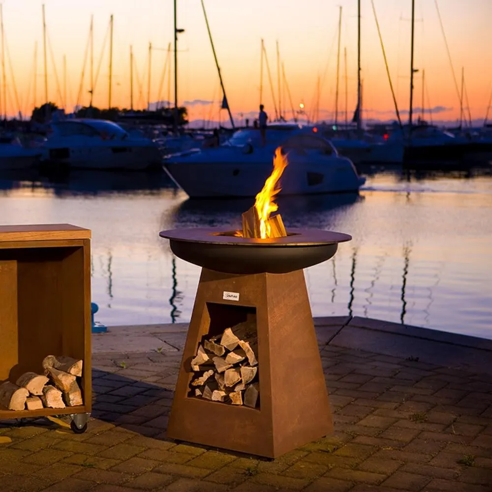 Charcoal grill BBQ  Corten Version 1000 mm