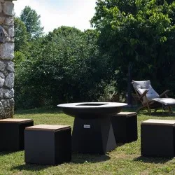 Charcoal grill BBQ  Black Version 600 mm