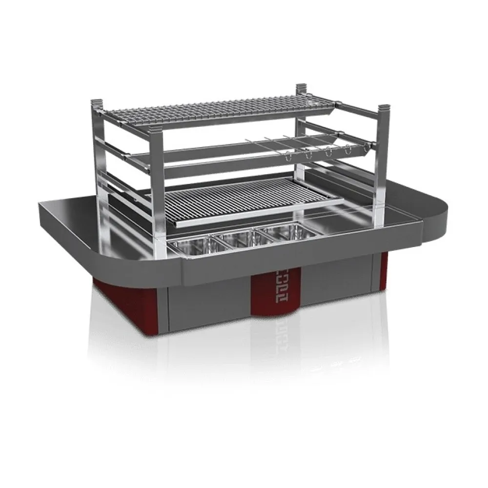 Grill Robata Table Top with side tables   R90TT