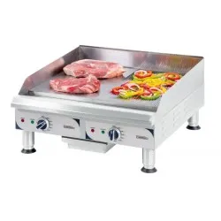 Electric griddle smooth + grooved PREMIUM - L