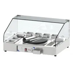 Crepe maker serving station