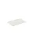 Aluminium Alu counter tray 3020 AluLine, white