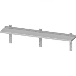Stainless steel single adjustable hanging shelf 1600