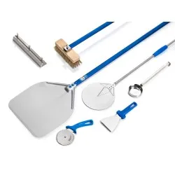 Professional kit for pizza with solid spatula