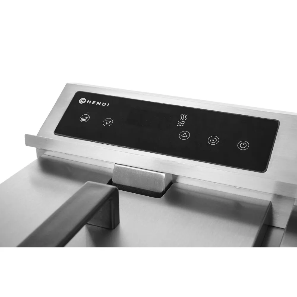 Induction fryer with outlet tap, 8 l
