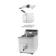 Induction fryer with outlet tap, 8 l