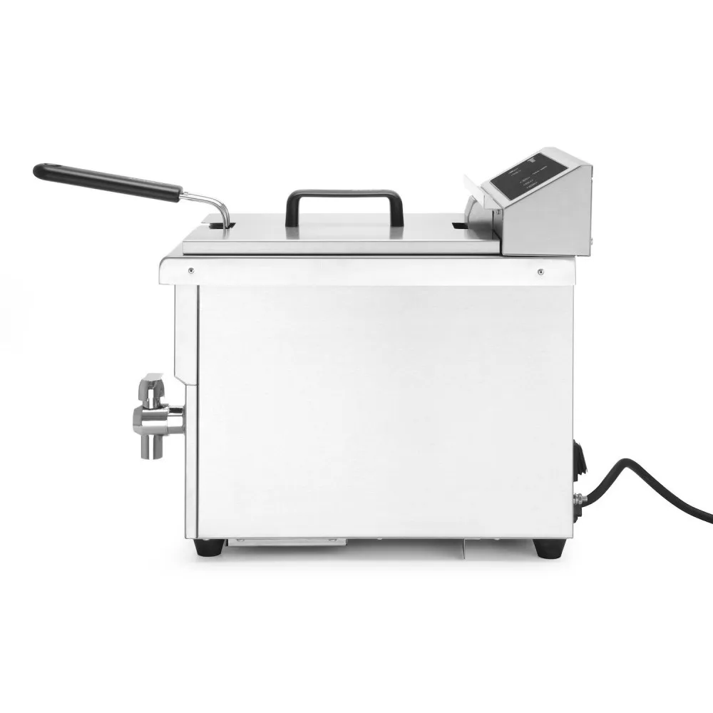 Induction fryer with outlet tap, 8 l