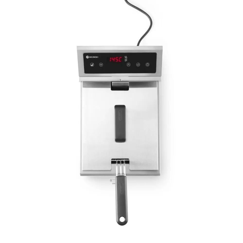 Induction fryer with outlet tap, 8 l