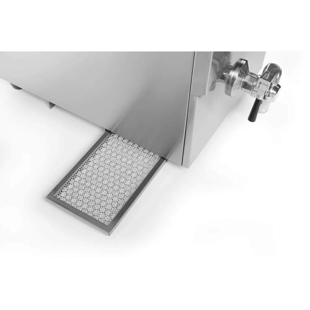 Induction fryer with outlet tap, 8 l