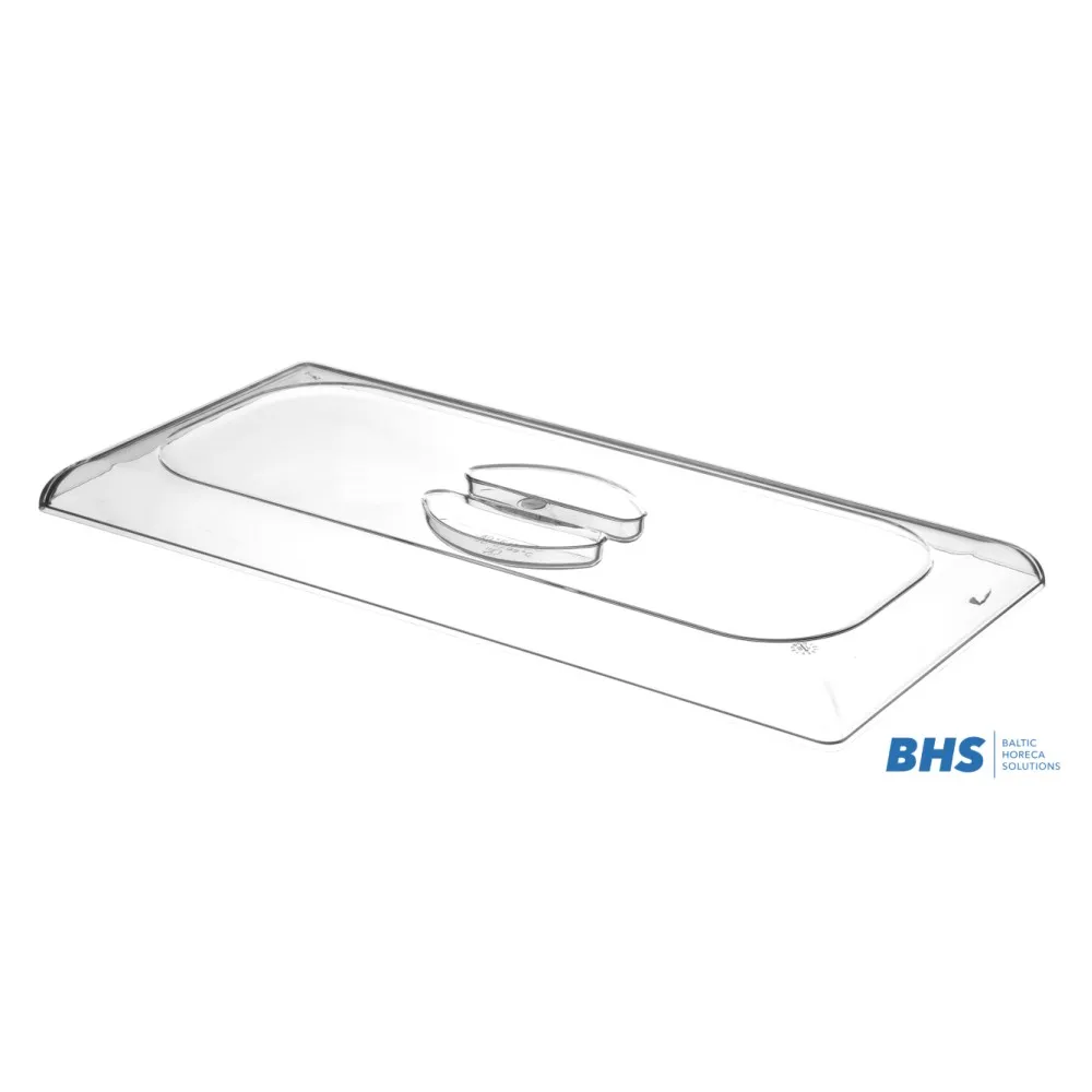 Polycarbonate lid for ice cream container