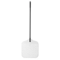 Square perforated pizza spatula 405x1320 mm