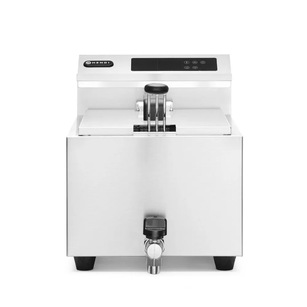 Fryer with digital panel Profi Line with drain tap 8 l