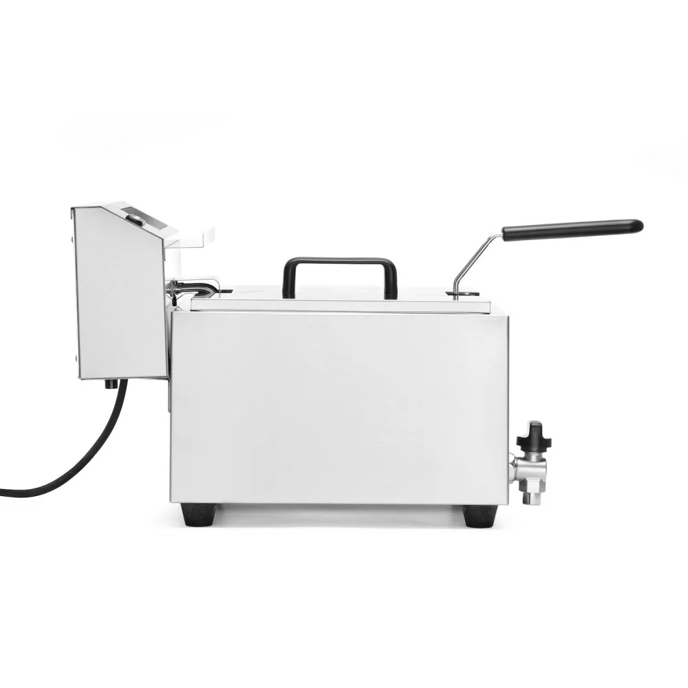 Fryer with digital panel Profi Line with drain tap 8 l