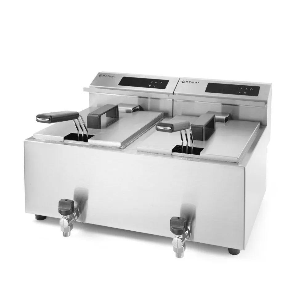 Fryer with digital panel Profi Line with drain tap 16L