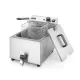 Manual fryer Profi Line with outlet tap, 8 l