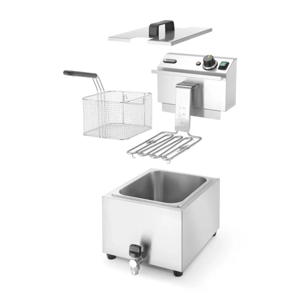 Manual fryer Profi Line with outlet tap, 8 l
