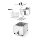Manual fryer Profi Line with outlet tap, 8 l