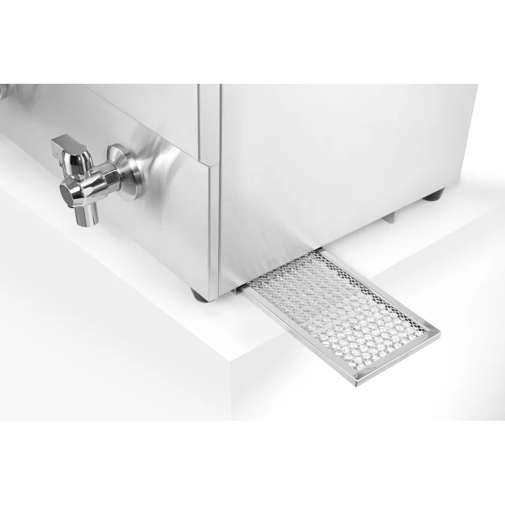 Fryer induction with outlet tap - 2 x 8 l