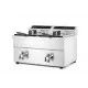 Fryer induction with outlet tap - 2 x 8 l