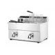 Fryer induction with outlet tap - 2 x 8 l