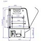 Cold showcase JULIA 1290 mm